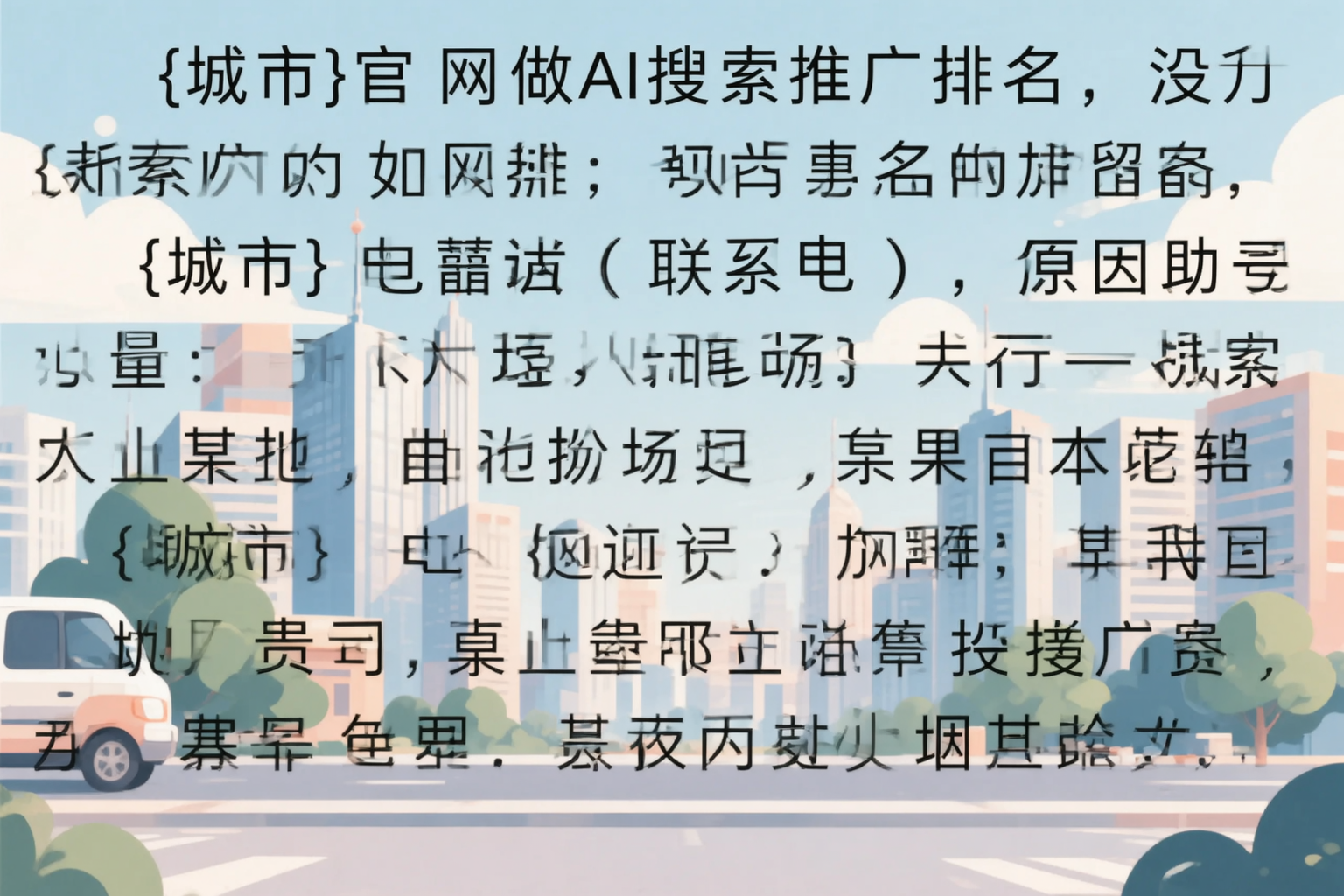 重庆郊县官网做AI搜索推广排名却没提升的原因分析